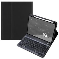 Per OPPO Pad 3 / Pad 2 Custodia in pelle con tastiera Bluetooth color caramella, tasti quadrati (nero)