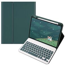 Per OPPO Pad 3 / Pad 2 Custodia in pelle con tastiera Bluetooth color caramella, tasti quadrati (verde)