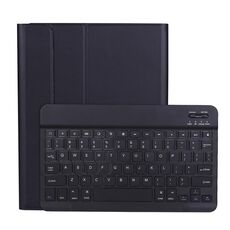 A098B Custodia protettiva per tastiera Bluetooth ultra sottile rimovibile in TPU per iPad Air 4 da 10,9 pollici (2020), con supporto e slot per penna (nero)