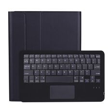 A098B-A Tastiera Bluetooth ultrasottile rimovibile in ABS + custodia protettiva in TPU per iPad Air 4 da 10,9 pollici (2020), con supporto, slot per penna e touch (nero)