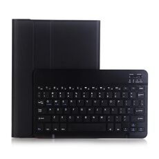 A09 Bluetooth 3.0 Custodia in pelle con tastiera Bluetooth rimovibile in ABS ultra sottile per iPad Air / Pro da 10,5 pollici (2019), con supporto (nero)