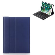 A09 Bluetooth 3.0 Custodia in pelle per tastiera Bluetooth rimovibile ABS ultrasottile per iPad Air / Pro da 10,5 pollici (2019), con supporto (blu scuro)