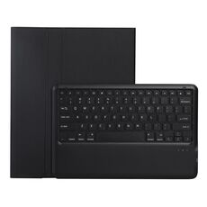 A12B Bluetooth 3.0 Custodia in pelle con tastiera Bluetooth rimovibile ultrasottile per iPad Pro 12,9 pollici （2018）, con slot per penna e supporto (nero)