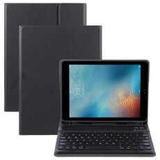 IP071 per iPad Pro 9,7 pollici / iPad Air 2 / iPad Air / iPad 9.7 (2018) e iPad 9.7 (2017) Tastiera Bluetooth ABS separabile + Custodia in pelle orizzontale con struttura litchi con supporto (nero)