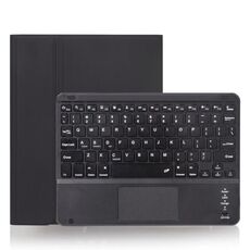 X-11BC Custodia per tastiera Bluetooth staccabile con texture liscia per iPad Pro da 11 pollici 2020/2018, con touchpad e slot per penna (nero)