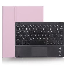X-11BC Custodia per tastiera Bluetooth staccabile con texture liscia per iPad Pro da 11 pollici 2020/2018, con touchpad e slot per penna (rosa)