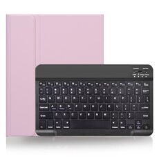 X-11B Custodia per tastiera Bluetooth staccabile con texture liscia per iPad Pro da 11 pollici 2020/2018, con slot per penna (rosa)