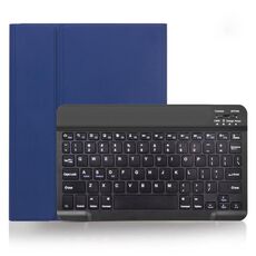 X-11B Custodia per tastiera Bluetooth staccabile con texture liscia per iPad Pro da 11 pollici 2020/2018, con slot per penna (blu)