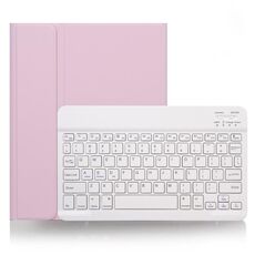 X-11B Custodia per tastiera Bluetooth staccabile con texture liscia per iPad Pro da 11 pollici 2020/2018, con slot per penna (rosa)