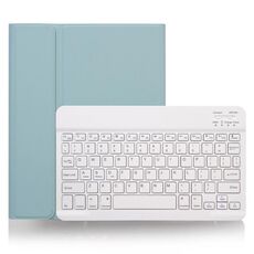 X-11B Custodia per tastiera Bluetooth staccabile con texture liscia per iPad Pro da 11 pollici 2020/2018, con slot per penna (verde)