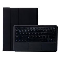YT11B-A Custodia in pelle Bluetooth Bluetooth Color Candy Bluetooth con touch Pad & Slot e supporto per penna per iPad Pro 11 pollici 2021 (nero)