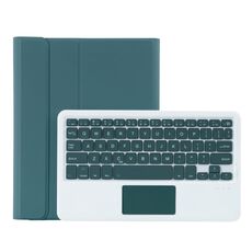 YT11B-A custodia in pelle Bluetooth Bluetooth Color Candy Color STACKB con touch pad e penna slot e supporto per iPad Pro 11 pollici 2021 (verde scuro)