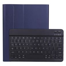 A11B BLUETOOTH 3.0 Custodia in pelle Bluetooth Bluetooth ABS ultra-sottile con supporto e slot da penna per iPad Pro 11 pollici 2021 (blu scuro)