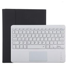 TG11BC Custodia protettiva in pelle microfibra con tastiera Bluetooth staccabile per iPad Pro da 11 pollici (2020), con touchpad, slot per penna e supporto (nero)