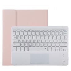 Custodia protettiva in pelle microfibra con tastiera Bluetooth staccabile TG11BC per iPad Pro da 11 pollici (2020), con touchpad, slot per penna e supporto (rosa)