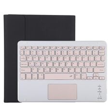 TG11BC Custodia protettiva in pelle microfibra con tastiera Bluetooth staccabile per iPad Pro da 11 pollici (2020), con touchpad, slot per penna e supporto (nero)