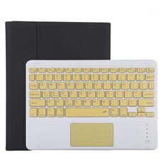 Custodia protettiva in pelle microfibra con tastiera Bluetooth staccabile TG11BC per iPad Pro da 11 pollici (2020), con touchpad, slot per penna e supporto (nero)