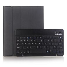 A102B per iPad 10,2 pollici 2019 Custodia in pelle con tastiera Bluetooth rimovibile ultrasottile con supporto e funzione slot per penna (nero)