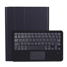 A11B-A 2020 Custodia protettiva per tastiera Bluetooth rimovibile in ABS ultrasottile per iPad Pro da 11 pollici (2020), con touchpad, slot per penna e supporto (nero)
