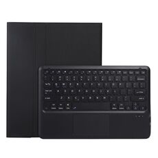 A970-Una custodia in pelle con tastiera Bluetooth Splittabile per Samsung Galaxy Tab S7 / S7 FE T730 / S7 Plus T970 / T975, con touchpad e supporto (nero)