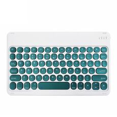 Tastiera da tavoletta universale da 10 pollici da 10 pollici tastiera wireless Bluetooth (verde scuro)