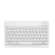 YS-001 Tablet da 9,7-10,1 pollici Telefoni Mini tastiera Bluetooth wireless universale, Stile: Solo tastiera (bianca)