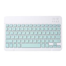 Tastiera Bluetooth portatile ultrasottile universale per tablet Telefoni, Dimensioni: 7 pollici (tastiera verde)