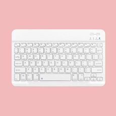 Tastiera Bluetooth portatile Ultra-sottile universale per tablet Telefoni, Dimensioni: 7 pollici (tastiera bianca)