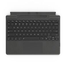 Per Microsoft Surface Pro 8 / 9 / X Tastiera Bluetooth Tastiera magnetica per tablet wireless retroilluminata con slot per penna (nero)