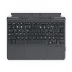 Per Microsoft Surface Pro 8 / 9 / X Tastiera Bluetooth Tastiera magnetica per tablet wireless con retroilluminazione touch con slot per penna (grigio)