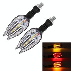Motocicletta segnali di marcia segnale DC12V 1W 33leds SMD-3528 perle di lampada (luce rossa)