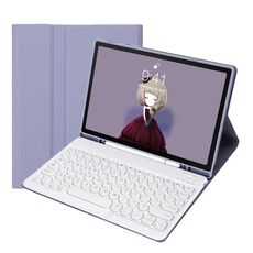 YT098B Candy Skindy Skin Selt Spazzatura TETTUA TASTANTE TASTANTE TASTANTE BUETOOTH Custodia per iPad Air 4 10.9 2020 / Air 5 10.9 2022 (Purple)
