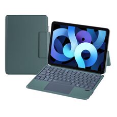 X3125-6D Custodia con tastiera Bluetooth magnetica sottile integrata con retroilluminazione per iPad Air 2022 / Air 2020 10.9 / Pro 11 2018/2020/2021/2022 (verde menta)