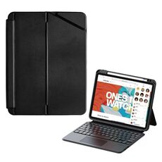 Per iPad 10a generazione 10.9 2022 ZGA K01 Custodia in pelle per tablet con tastiera magnetica Bluetooth wireless (nero)