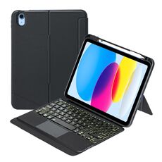 T10-AS Per iPad 10th Gen 10.9 2022 Touch Backlight Split Type Custodia in pelle per tastiera Bluetooth