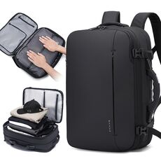 BANGE BG-1909-8 Zaino a compressione sottovuoto Borsa per computer casual Grande capacità Borsa da viaggio aziendale pesabile (nero senza pompa)
