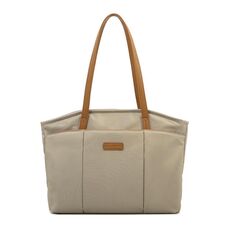 BANGE BG-6803 Borsa da viaggio per donna Borsa per laptop digitale Borsa a mano di grande capacità (cachi)