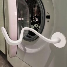 Universale flessibile magnetico fermaporta lavatrice carica frontale porta lavatrice puntello 43mm bianco