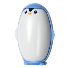 Rimuovi pelucchi Penguin Lavabile Adesivo per la pulizia della casa Semplice spazzola per rimuovere i peli dai vestiti (blu)