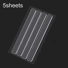 5 fogli/confezione strisce adesive trasparenti invisibili anticollisione per angoli di armadi e scrivanie 150 x 15 mm