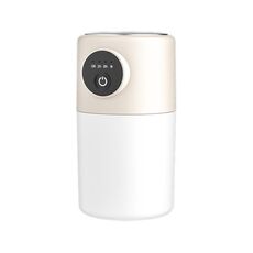Umidificatore intelligente USB di grande capacità con luce notturna, piccolo purificatore d'aria, colore: beige