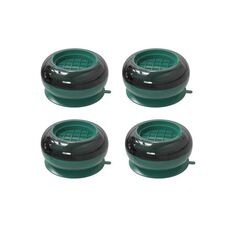 4 pezzi/set piedini per lavatrice base rialzata per frigoriferi mobili (verde)