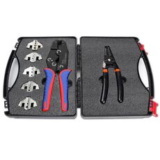 7 pezzi / set pinze a crimpare a cambio rapido da nove pollici set combo di attrezzi