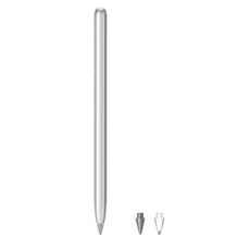 Penna stilo originale Huawei M-Pencil 160 mm + caricatore + 4 pennini di ricambio per Huawei MatePad Pro / MatePad (argento)