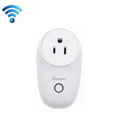 Sonoff S26 WiFi Smart Power Plug Presa Telecomando wireless Timer Interruttore di alimentazione, compatibile con Alexa e Google Home, supporto iOS e Android, spina americana