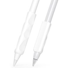 Per Apple Pencil e Huawei M-Pencil Series Custodia protettiva universale in silicone per penna stilo (bianca)
