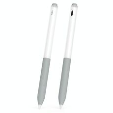 Per Redmi Smart Pen 2 pezzi/set trasparente Jelly Series penna stilo custodia protettiva in silicone (grigio)