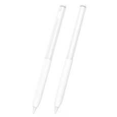 Per vivo Pencil 2S / iQOO Air 2S 2 pezzi/set trasparente Jelly Series penna stilo custodia protettiva in silicone (bianco)