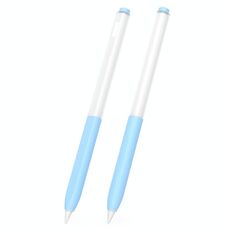 Per vivo Pencil 2S / iQOO Air 2S 2 pezzi/set trasparente Jelly Series penna stilo custodia protettiva in silicone (azzurro cielo)