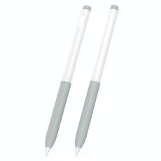 Per vivo Pencil 2S / iQOO Air 2S 2 pezzi/set trasparente Jelly Series penna stilo custodia protettiva in silicone (grigio)